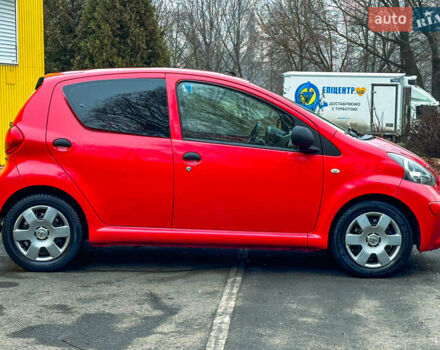 Красный Тойота Айго, объемом двигателя 1 л и пробегом 152 тыс. км за 3777 $, фото 7 на Automoto.ua