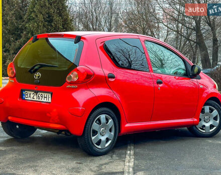 Красный Тойота Айго, объемом двигателя 1 л и пробегом 152 тыс. км за 3777 $, фото 5 на Automoto.ua
