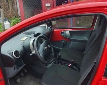 Красный Тойота Айго, объемом двигателя 1 л и пробегом 150 тыс. км за 4600 $, фото 2 на Automoto.ua