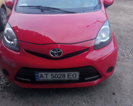 Красный Тойота Айго, объемом двигателя 1 л и пробегом 110 тыс. км за 7200 $, фото 1 на Automoto.ua