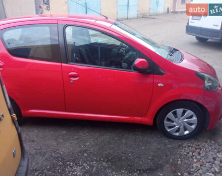 Красный Тойота Айго, объемом двигателя 1 л и пробегом 110 тыс. км за 7200 $, фото 3 на Automoto.ua