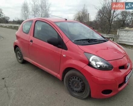 Тойота Айго 2009 в Ковель на Automoto.ua Красный Тойота Айго, объемом двигателя 1 л и пробегом 131 тыс. км за 4235 $, фото 3 на Automoto.ua