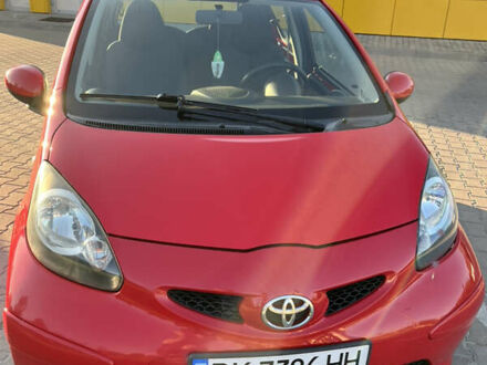 Красный Тойота Айго, объемом двигателя 1 л и пробегом 162 тыс. км за 5000 $, фото 1 на Automoto.ua