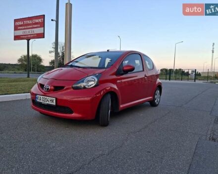 Красный Тойота Айго, объемом двигателя 1 л и пробегом 184 тыс. км за 5300 $, фото 1 на Automoto.ua