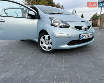 Синий Тойота Айго, объемом двигателя 1 л и пробегом 130 тыс. км за 4500 $, фото 1 на Automoto.ua