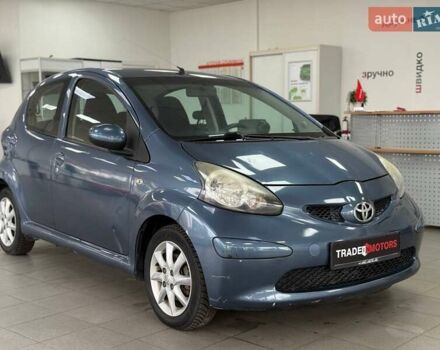 Синий Тойота Айго, объемом двигателя 1 л и пробегом 122 тыс. км за 4490 $, фото 1 на Automoto.ua