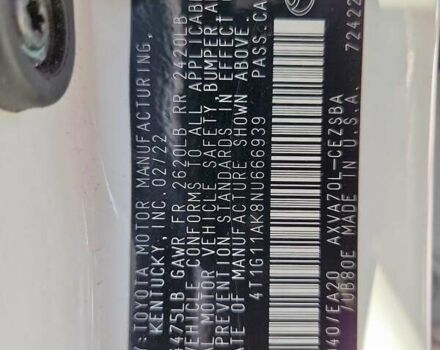 Белый Тойота Камри, объемом двигателя 2.5 л и пробегом 95 тыс. км за 8500 $, фото 11 на Automoto.ua