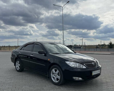 Черный Тойота Камри, объемом двигателя 2.4 л и пробегом 225 тыс. км за 7500 $, фото 4 на Automoto.ua