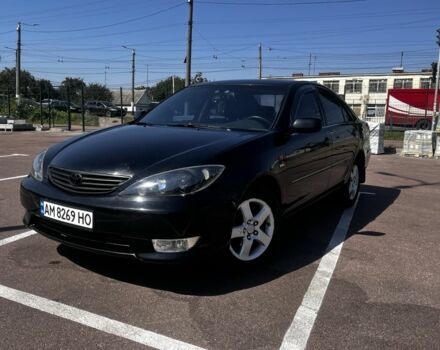 Черный Тойота Камри, объемом двигателя 2.4 л и пробегом 278 тыс. км за 5200 $, фото 1 на Automoto.ua