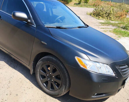 Черный Тойота Камри, объемом двигателя 2.4 л и пробегом 267 тыс. км за 8200 $, фото 3 на Automoto.ua