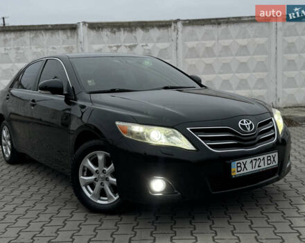 Черный Тойота Камри, объемом двигателя 2.4 л и пробегом 206 тыс. км за 10750 $, фото 2 на Automoto.ua