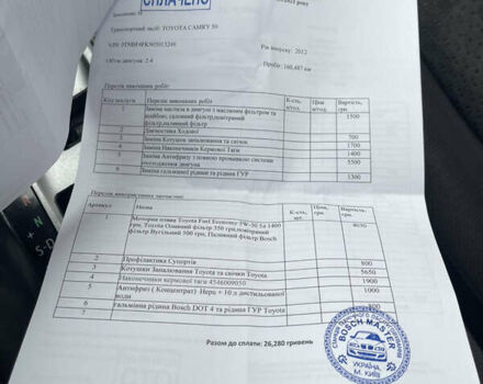 Черный Тойота Камри, объемом двигателя 2.36 л и пробегом 230 тыс. км за 10250 $, фото 37 на Automoto.ua