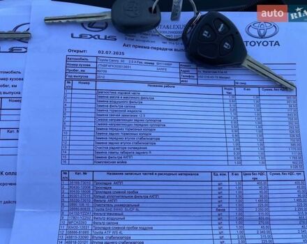 Чорний Тойота Камрі, об'ємом двигуна 2.5 л та пробігом 96 тис. км за 15500 $, фото 17 на Automoto.ua