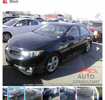 Черный Тойота Камри, объемом двигателя 2.49 л и пробегом 230 тыс. км за 13200 $, фото 30 на Automoto.ua