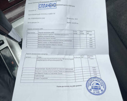 Черный Тойота Камри, объемом двигателя 2.36 л и пробегом 230 тыс. км за 10250 $, фото 35 на Automoto.ua