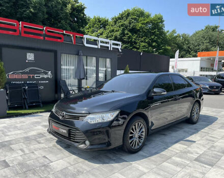 Черный Тойота Камри, объемом двигателя 2.5 л и пробегом 215 тыс. км за 16900 $, фото 1 на Automoto.ua