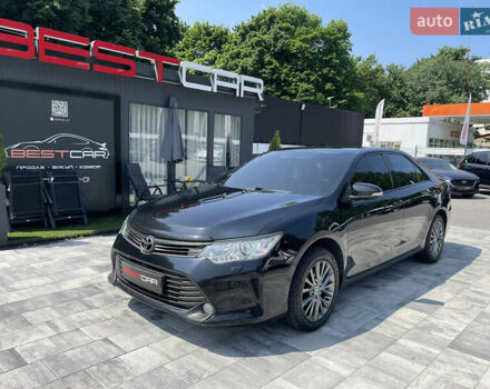 Черный Тойота Камри, объемом двигателя 2.5 л и пробегом 215 тыс. км за 16900 $, фото 2 на Automoto.ua