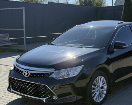 Черный Тойота Камри, объемом двигателя 2.5 л и пробегом 130 тыс. км за 17999 $, фото 2 на Automoto.ua