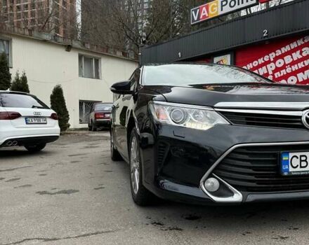 Черный Тойота Камри, объемом двигателя 2.49 л и пробегом 195 тыс. км за 19000 $, фото 2 на Automoto.ua