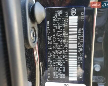 Черный Тойота Камри, объемом двигателя 2.5 л и пробегом 48 тыс. км за 7965 $, фото 11 на Automoto.ua