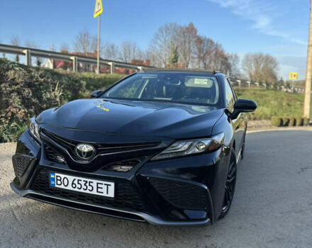 Черный Тойота Камри, объемом двигателя 2.49 л и пробегом 52 тыс. км за 29500 $, фото 1 на Automoto.ua