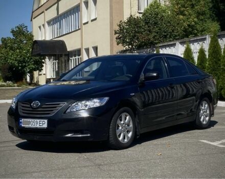 Черный Тойота Камри, объемом двигателя 2.4 л и пробегом 252 тыс. км за 6500 $, фото 1 на Automoto.ua