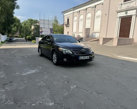 Черный Тойота Камри, объемом двигателя 2.4 л и пробегом 180 тыс. км за 9600 $, фото 1 на Automoto.ua
