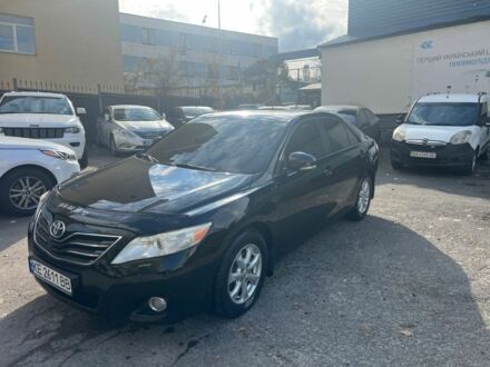 Черный Тойота Камри, объемом двигателя 2.4 л и пробегом 197 тыс. км за 12200 $, фото 1 на Automoto.ua