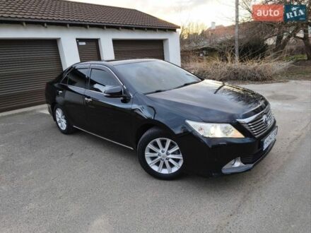 Черный Тойота Камри, объемом двигателя 2.49 л и пробегом 163 тыс. км за 13300 $, фото 1 на Automoto.ua