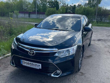 Тойота Камри 2015 в Сумах на Automoto.ua Черный Тойота Камри, объемом двигателя 2.49 л и пробегом 162 тыс. км за 15500 $, фото 1 на Automoto.ua