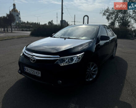 Черный Тойота Камри, объемом двигателя 2.49 л и пробегом 192 тыс. км за 15500 $, фото 1 на Automoto.ua