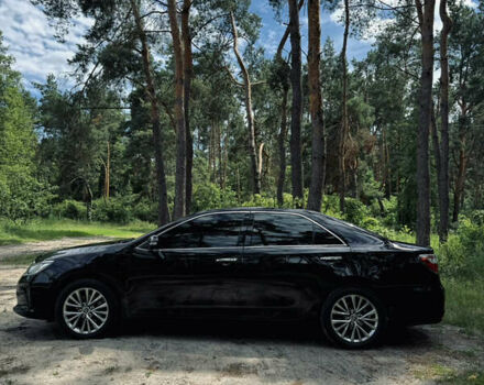 Черный Тойота Камри, объемом двигателя 2.5 л и пробегом 217 тыс. км за 18300 $, фото 1 на Automoto.ua