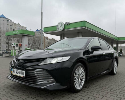 Черный Тойота Камри, объемом двигателя 2.49 л и пробегом 163 тыс. км за 22000 $, фото 1 на Automoto.ua