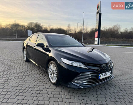 Черный Тойота Камри, объемом двигателя 2.49 л и пробегом 163 тыс. км за 23500 $, фото 1 на Automoto.ua