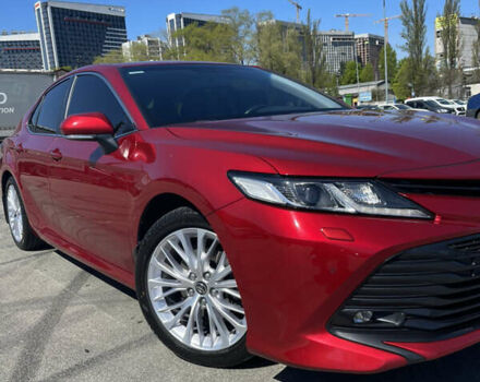 Красный Тойота Камри, объемом двигателя 2.49 л и пробегом 77 тыс. км за 23700 $, фото 1 на Automoto.ua