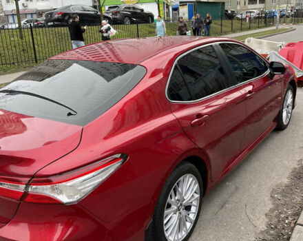 Красный Тойота Камри, объемом двигателя 2.49 л и пробегом 77 тыс. км за 23700 $, фото 12 на Automoto.ua