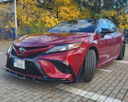 Красный Тойота Камри, объемом двигателя 2.49 л и пробегом 143 тыс. км за 22300 $, фото 1 на Automoto.ua