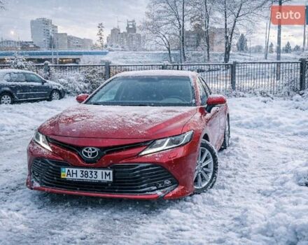Красный Тойота Камри, объемом двигателя 2.49 л и пробегом 96 тыс. км за 20800 $, фото 1 на Automoto.ua
