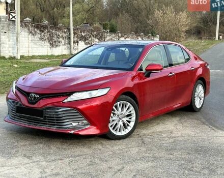 Красный Тойота Камри, объемом двигателя 2.49 л и пробегом 59 тыс. км за 25700 $, фото 1 на Automoto.ua