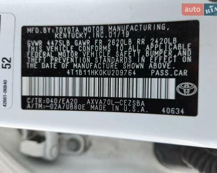 Тойота Камри 2019 в Харькове на Automoto.ua Тойота Камри, объемом двигателя 2.5 л и пробегом 137 тыс. км за 5600 $, фото 11 на Automoto.ua