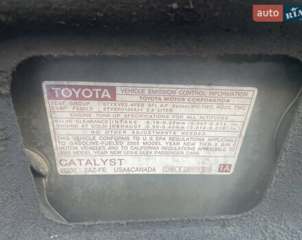 Серый Тойота Камри, объемом двигателя 2.4 л и пробегом 469 тыс. км за 6200 $, фото 33 на Automoto.ua