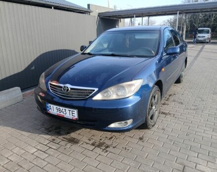 Синий Тойота Камри, объемом двигателя 3 л и пробегом 350 тыс. км за 5000 $, фото 1 на Automoto.ua