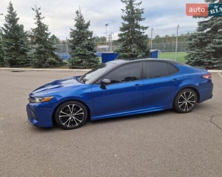 Синий Тойота Камри, объемом двигателя 2.49 л и пробегом 153 тыс. км за 18300 $, фото 1 на Automoto.ua