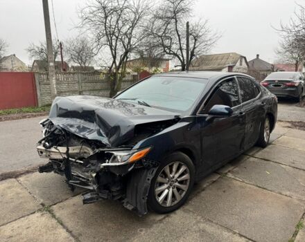 Синий Тойота Камри, объемом двигателя 2.5 л и пробегом 105 тыс. км за 9800 $, фото 3 на Automoto.ua