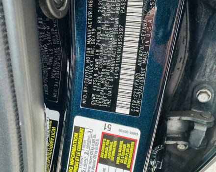 Синій Тойота Камрі, об'ємом двигуна 2.49 л та пробігом 84 тис. км за 19700 $, фото 7 на Automoto.ua