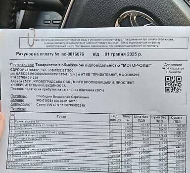 Тойота Камри 2022 в Умани на Automoto.ua Синий Тойота Камри, объемом двигателя 2.49 л и пробегом 51 тыс. км за 29000 $, фото 18 на Automoto.ua