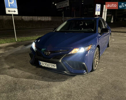 Синий Тойота Камри, объемом двигателя 2.49 л и пробегом 48 тыс. км за 29900 $, фото 2 на Automoto.ua