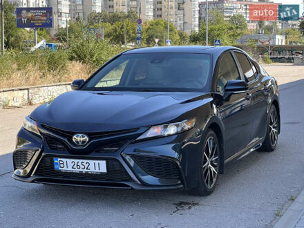 Синий Тойота Камри, объемом двигателя 2.49 л и пробегом 90 тыс. км за 24999 $, фото 1 на Automoto.ua