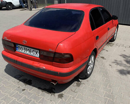 Красный Тойота Карина, объемом двигателя 1.6 л и пробегом 318 тыс. км за 2800 $, фото 3 на Automoto.ua