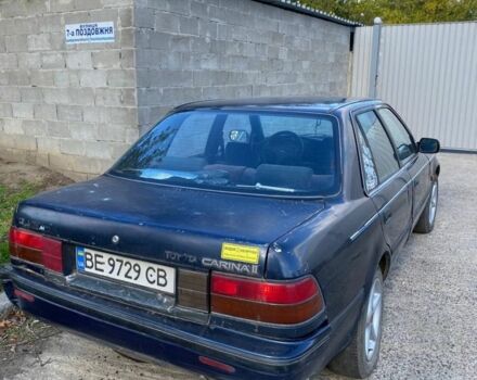 Синий Тойота Карина, объемом двигателя 1.6 л и пробегом 600 тыс. км за 600 $, фото 2 на Automoto.ua